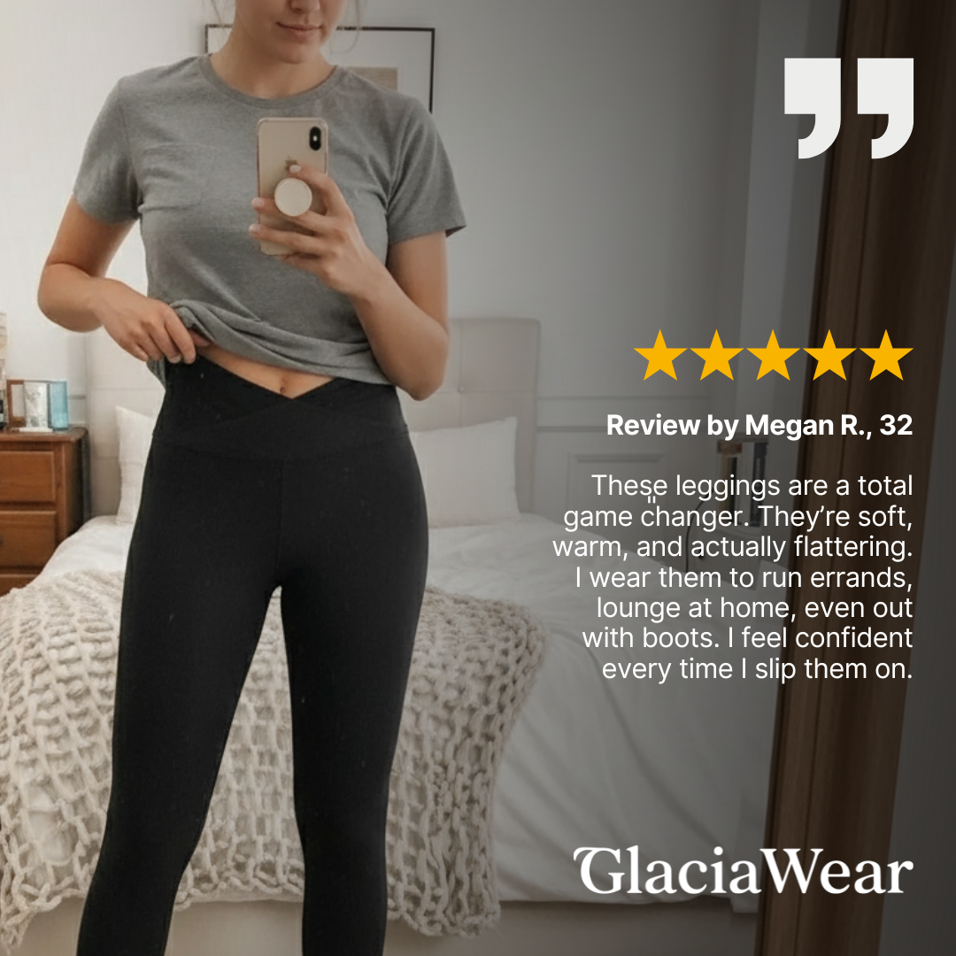 GLACIAWEAR Super Thick Plush-Lined Leggings