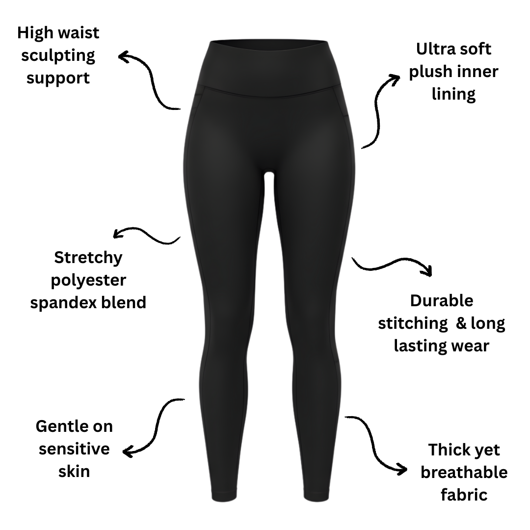 Meet the GLACIAWEAR Super Thick Plush-Lined Leggings Your All-in-One Winter Essential